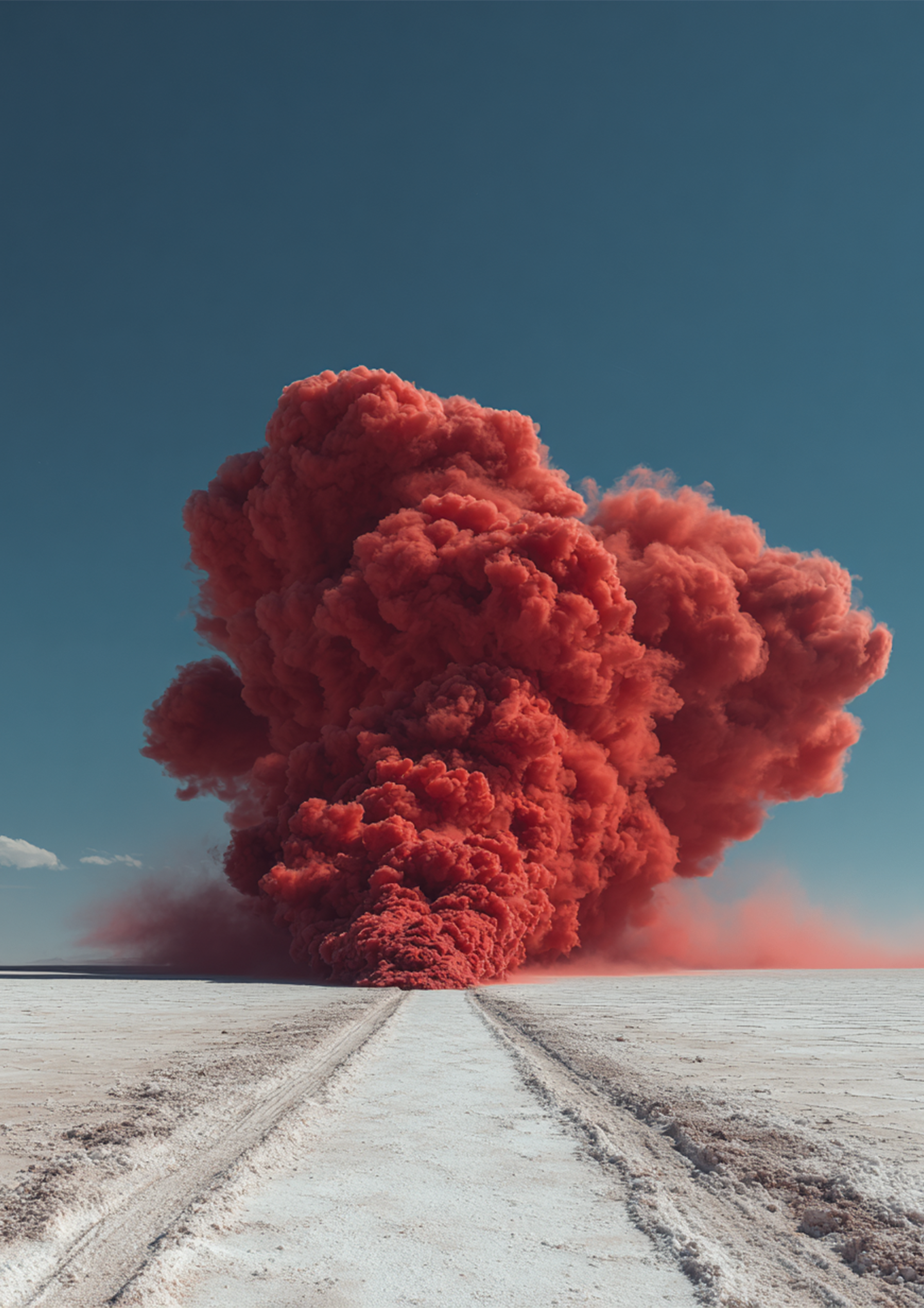 Red Smoke metal poster artwork